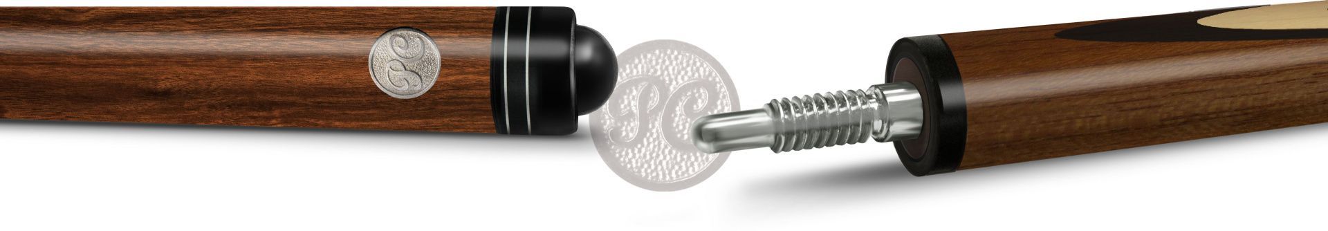 Кий "Классик 17-запильный" 2 РС, черн.граб/лайсвуд(РС)