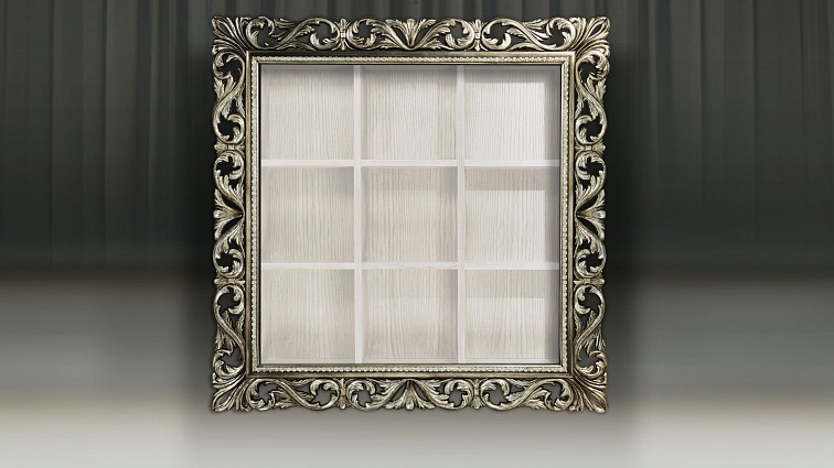 Модуль для книг квадратный. Багет Винченцо