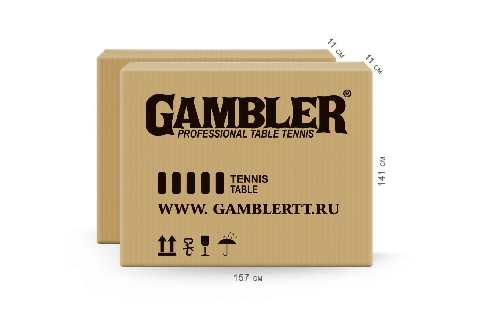 Стол теннисный GAMBLER GRAPHITE Outdoor