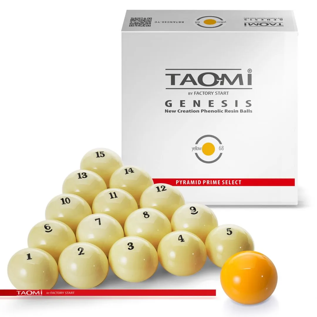 Шары TAO-MI GENESIS 68 мм Желтый биток