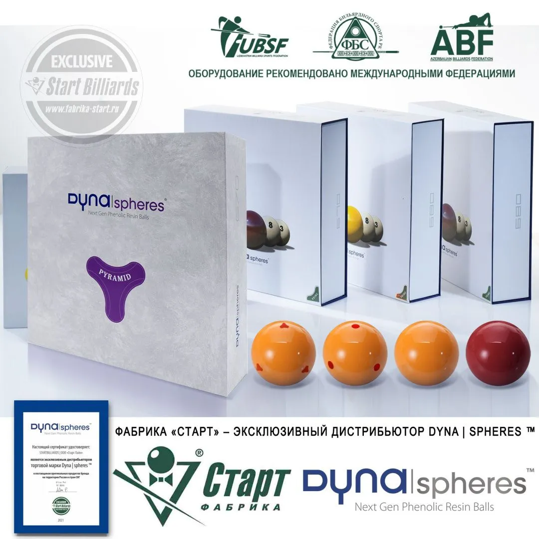 Шары Dynaspheres Prime Pyramid 68 мм Бордовый биток